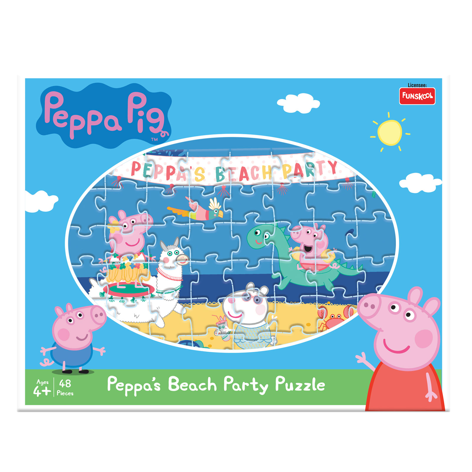 Peppa's Beach Party 48 Pcs Floor Puzzle