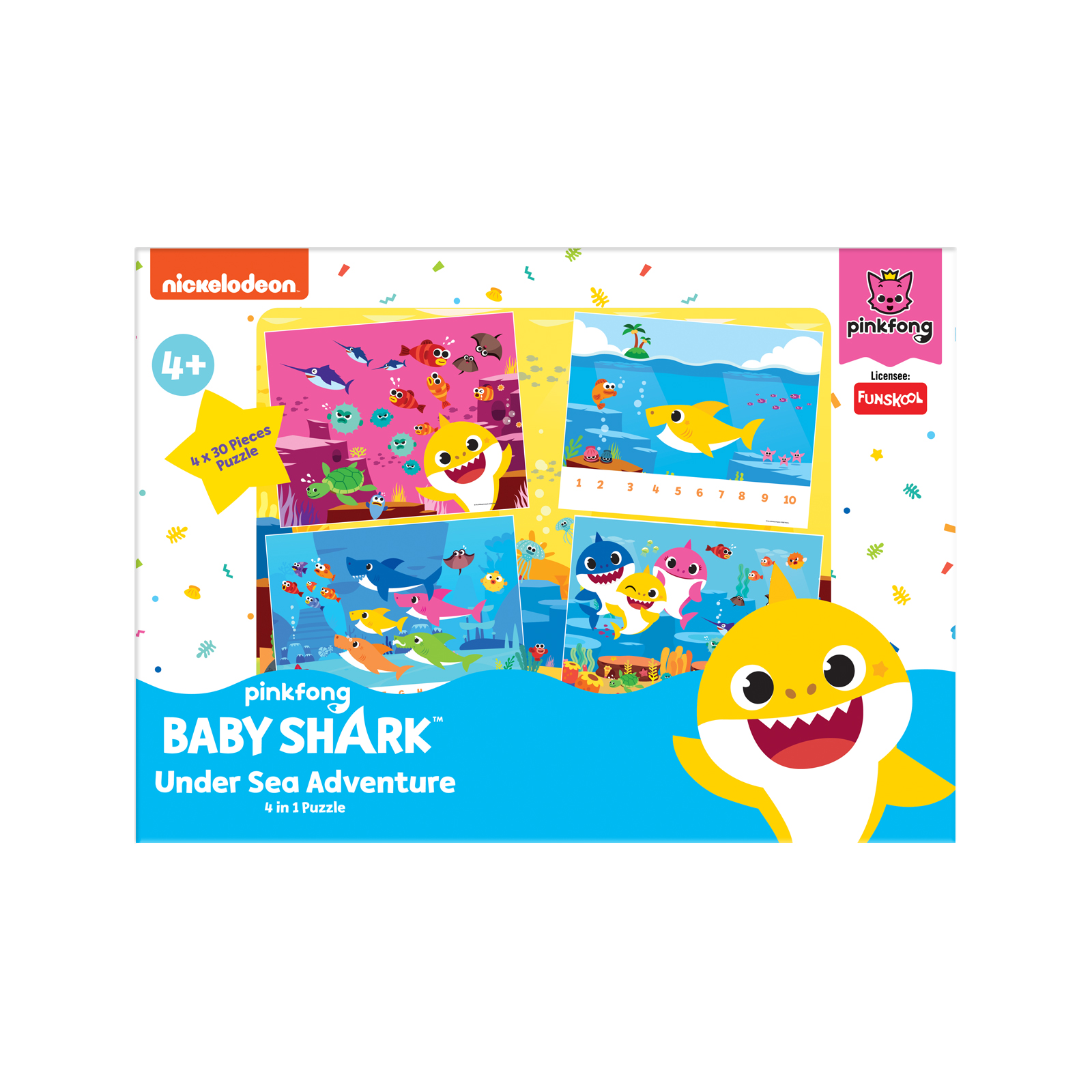 BABY SHARK 4 IN 1 PUZZLE