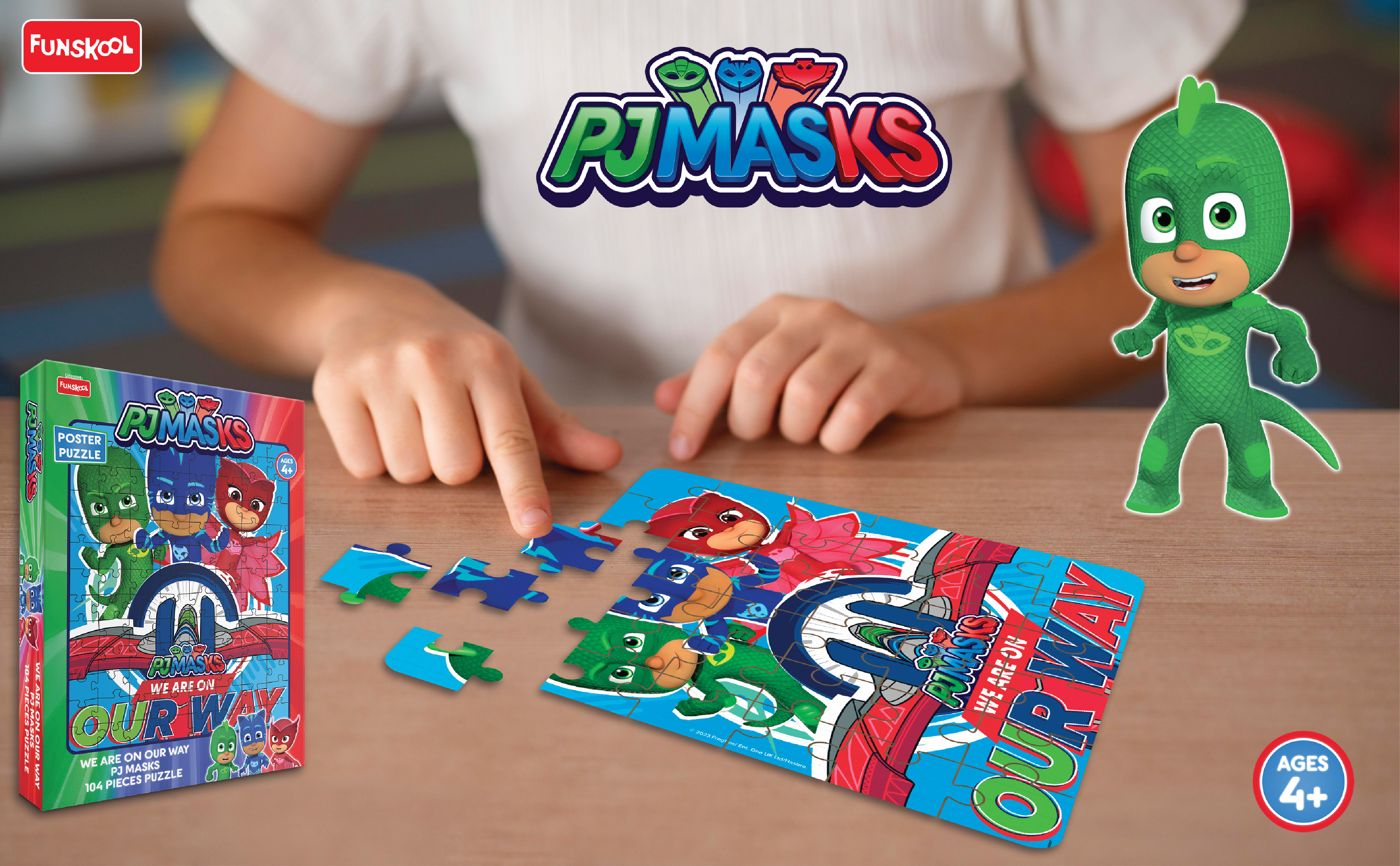 PJ MASKS - WE ARE ON OUR WAY 104 PCS PUZZLE