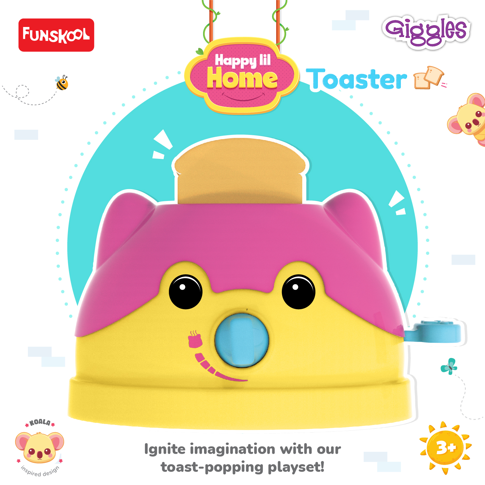 Funskool Giggles Playset Happy Lil Home-Toaster